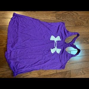 Purple underarmour tank
